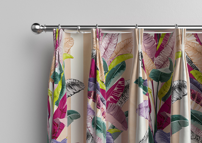 Palm Springs, Peach Stripe - Made To Measure Curtains - Image 11